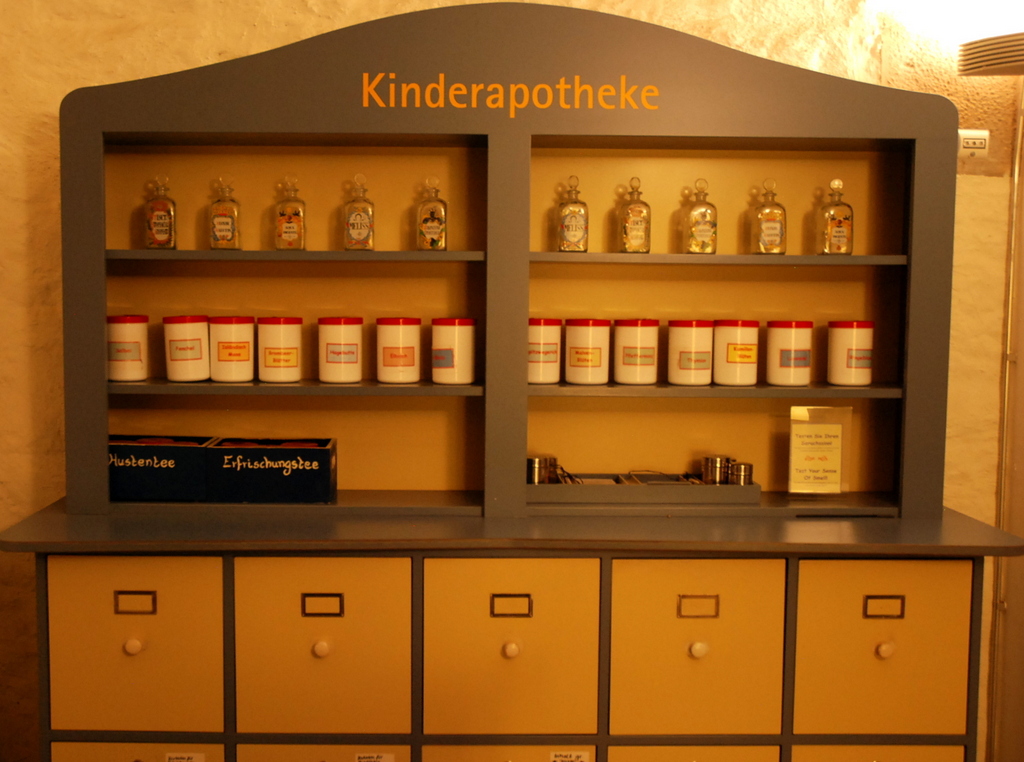 Musée de la pharmacie, château d’Heidelberg, Heidelberg, Allemagne