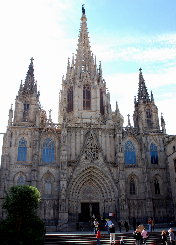 Cathédrale Sainte-Eulalie, Barcelone, Espagne