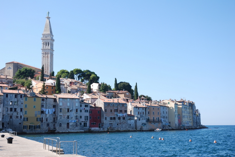 Rovinj, sa belle cathédrale et sa superbe vue sur la mer