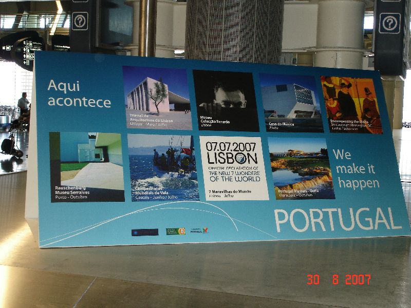 Aéroport de Porto, Portugal.