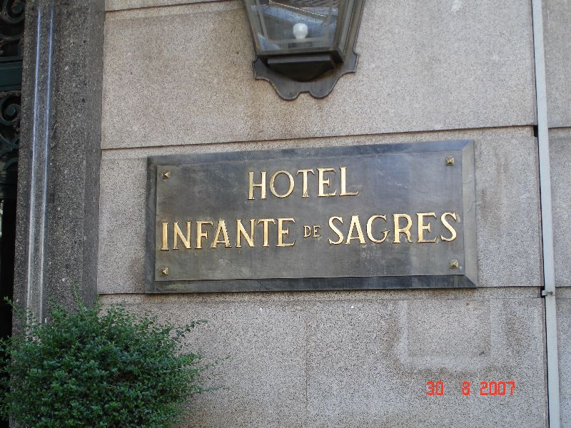 Notre hôtel pour deux nuits, l’Infante de Sagres, Porto, Portugal.