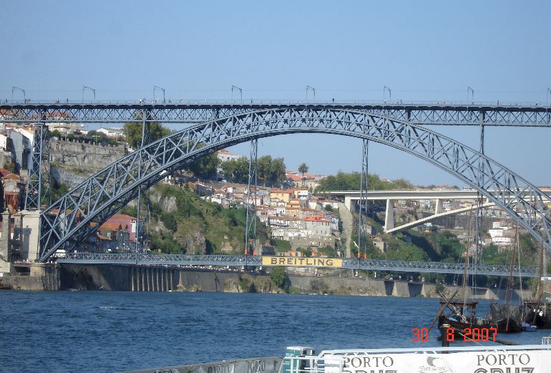 Le pont Dom Luis 1er, Vila Nova de Gaia, Portugal.