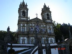 L’église du sanctuaire de Bom Jesus do Monte, Portugal.