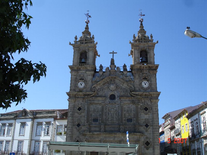 Une église à Braga, Portugal.