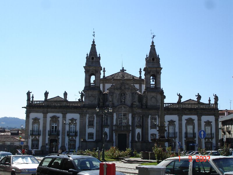 Une église à Braga, Portugal.