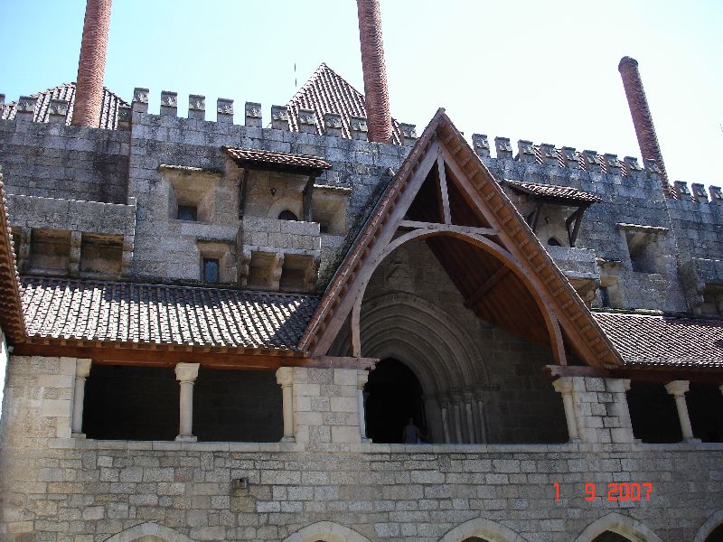 Fortification du palais des Ducs de Bragance, Guimarães, Portugal.