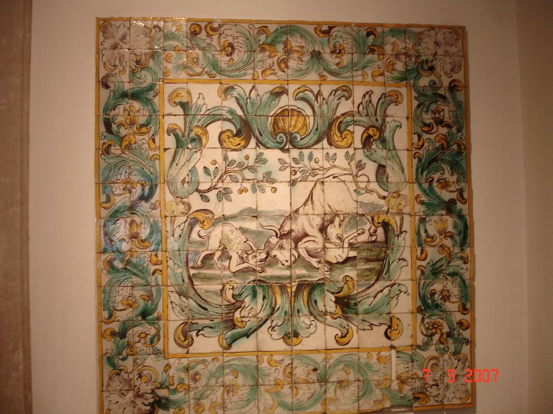 Musée national des azulejos, Lisbonne, Portugal.