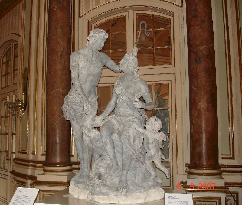 Sculpture du Palácio de Queluz, Portugal.