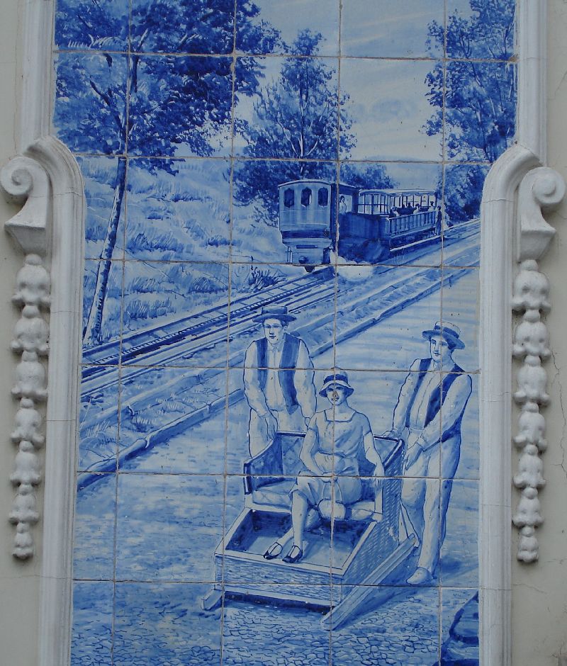 Azulejos à Funchal, Madère, Portugal.