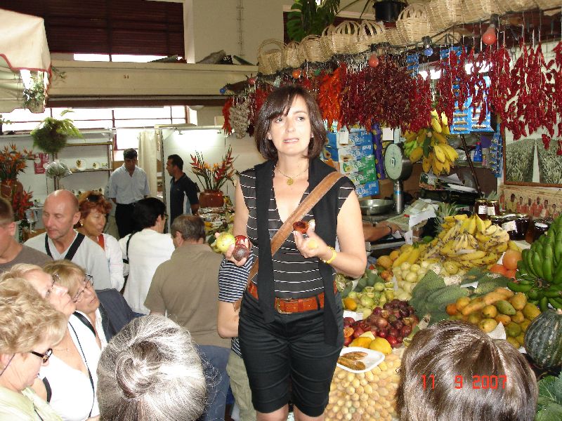 Le mercado dos Lavradores, Funchal, Madère, Portugal.