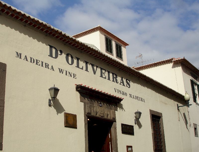 La maison Pereira D' Oliveira, producteur de vin de Madère, Funchal, Madère, Portugal.