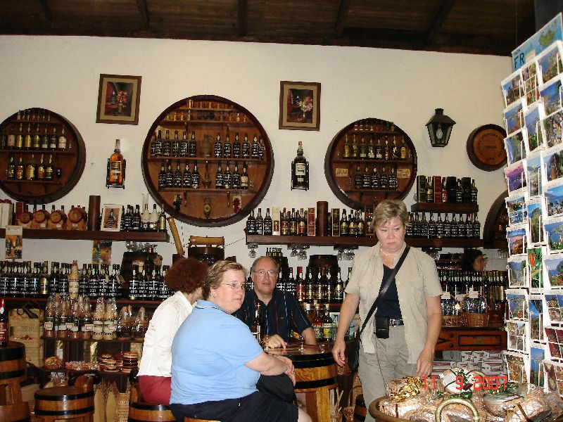 La maison Pereira D' Oliveira, producteur de vin de Madère, Funchal, Madère, Portugal.