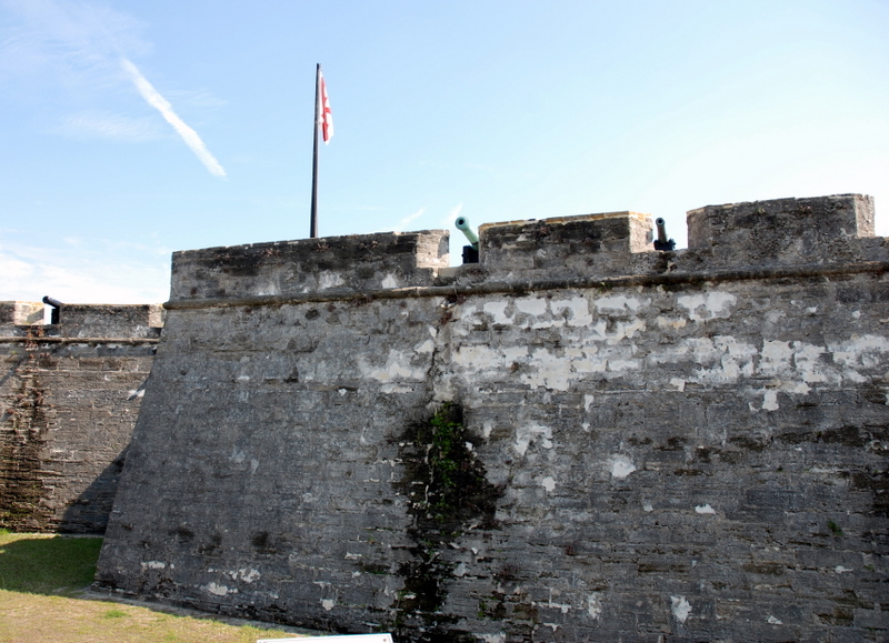Castillo de San Marcos, Saint Augustine, Floride, États-Unis.