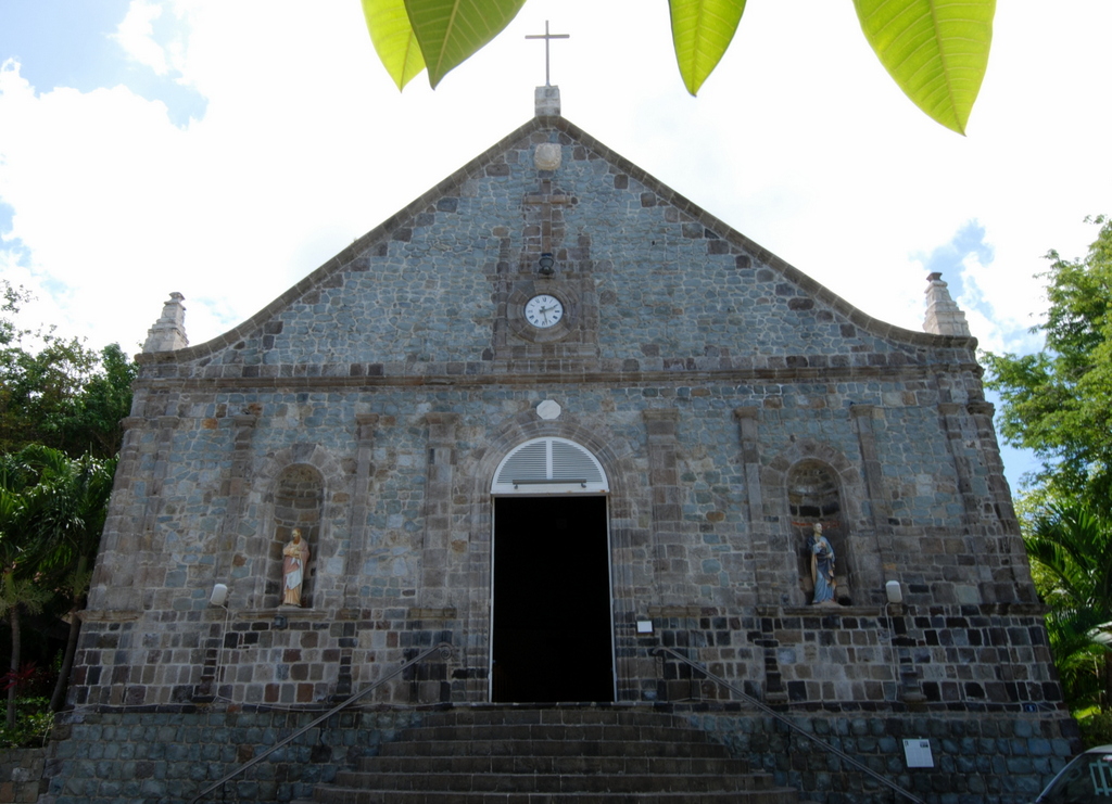 Église catholique Notre-Dame de L’Assomption, Gustavia, Saint-Barthélemy, Antilles françaises