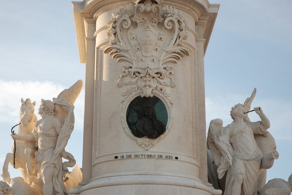 Monument au roi José 1er, praça de Comerço, Lisbonne, Portugal