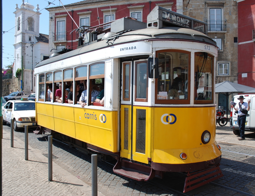 Tram 28, Lisbonne, Portugal.