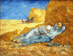 La Méridienne de Vincent Van Gogh, Musée d'Orsay, Paris, France.