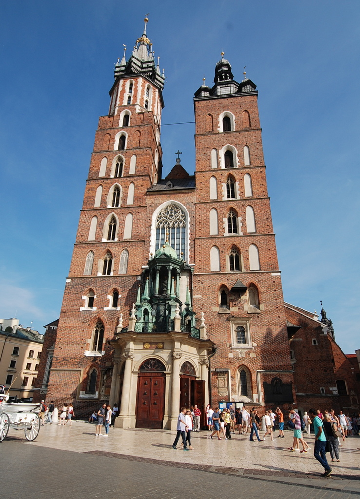 Basilique Sainte-Marie, Cracovie, Pologne 