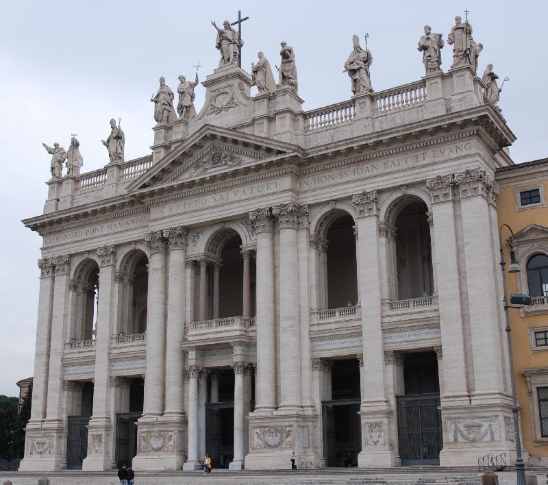 La basilique Saint-Jean-de-Latran, Rome, Italie.