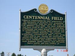 Centennial field, Université du Vermont.