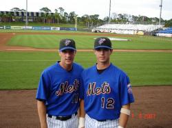 Jonathan Malo et Emmanuel Garcia, deux Québécois chez les Mets de St. Lucie, de la Florida State League.