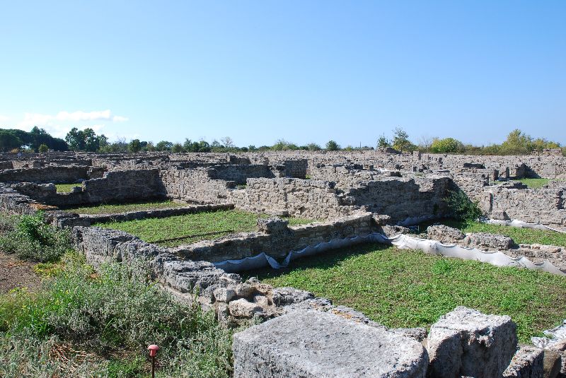 Site archéologique de  Paestum, Italie.