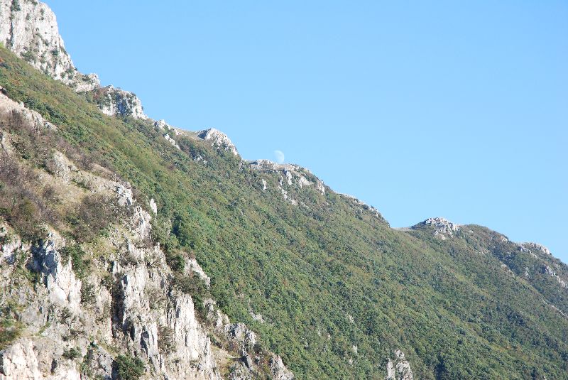 La montagne près de Maratea, Italie.