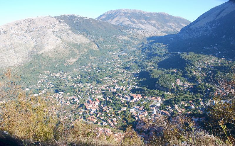 Vue du mont Biagio, Maratea, Italie.