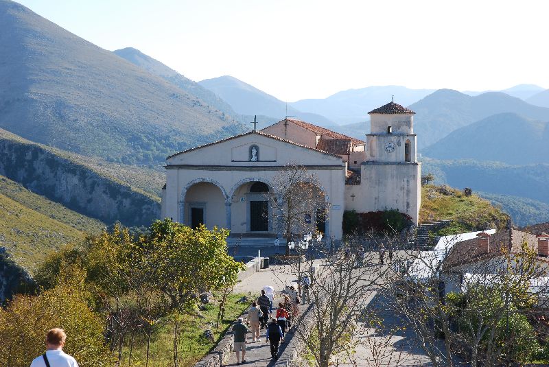 Le sanctuaire de monte Biagio, Maratea, Italie.