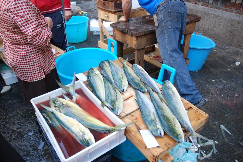 Le marché de poisson de Catane, Italie.