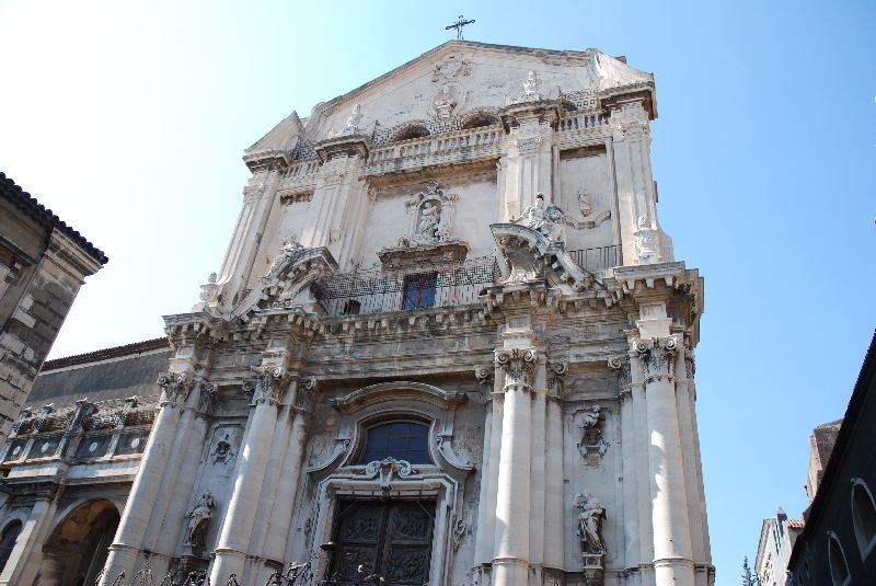 L’église San Benedetto da Norcia, Catane, Italie.