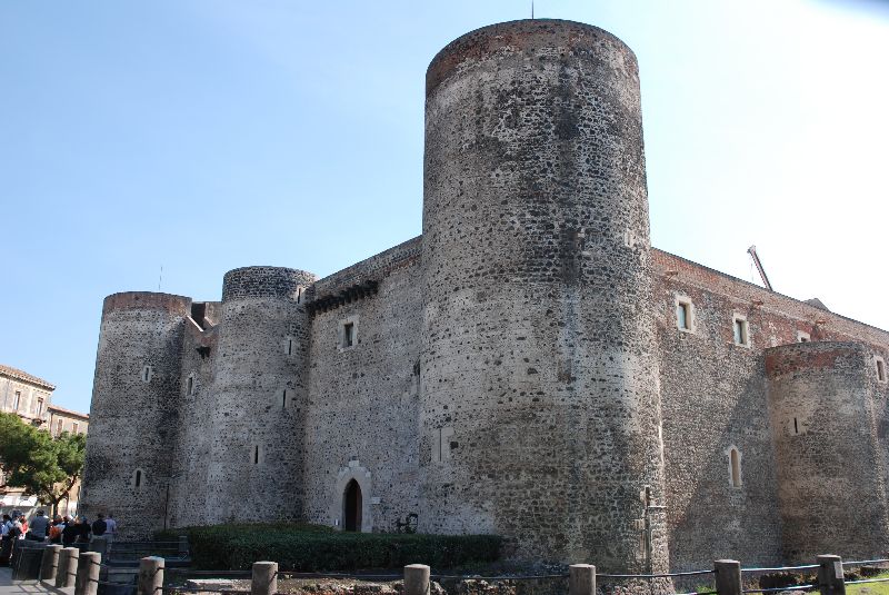 Castelo Ursino, Catane, Italie.