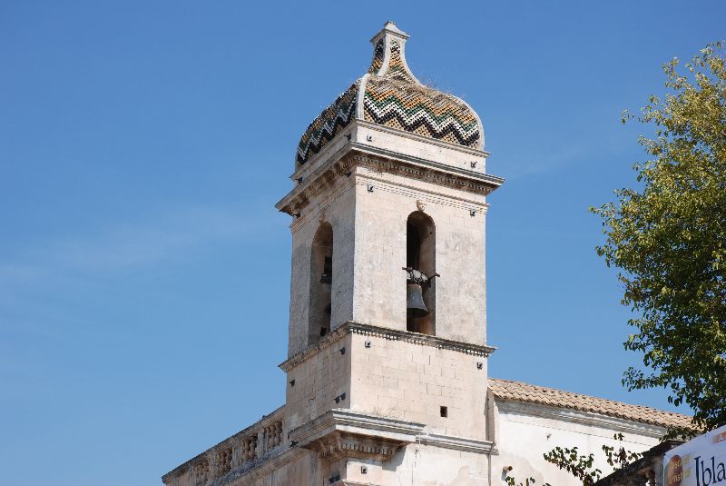 Clocher de l'église San Vincenzo Ferreri, Ragusa Ibla, Italie.