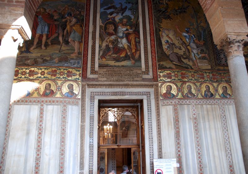 Chapelle palatine, Palerme, Sicile, Italie.