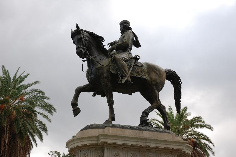 Giuseppe Garibaldi, Villa Falcone E Morvillo, Palerme, Sicile, Italie.