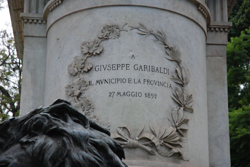 Giuseppe Garibaldi, Villa Falcone E Morvillo, Palerme, Sicile, Italie.