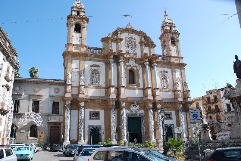 Église San Domenico, Palerme, Sicile, Italie.