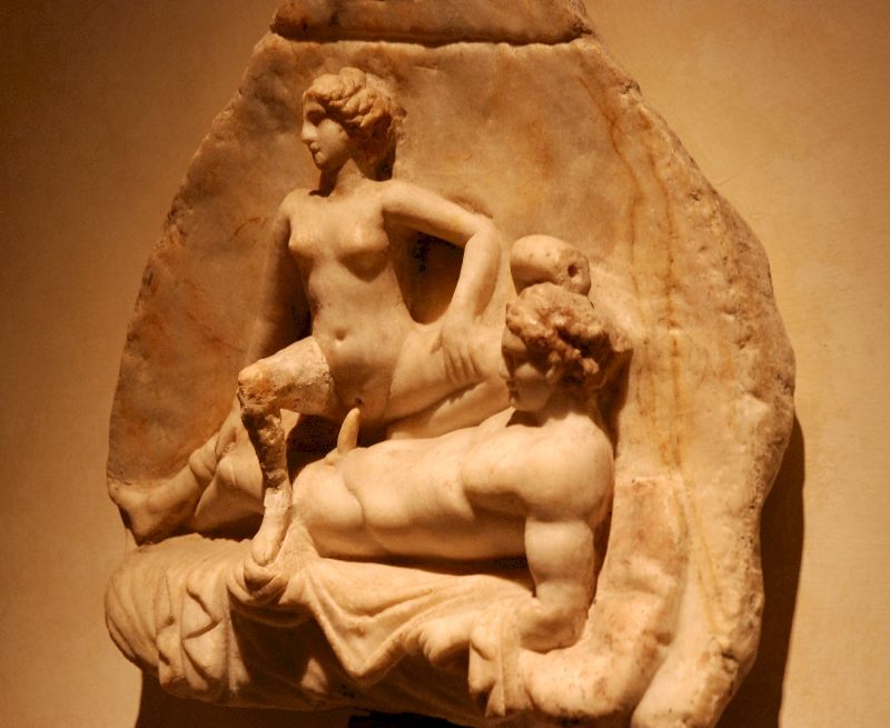 Œuvre du Cabinet secret, Musée archéologique national de Naples, Italie.