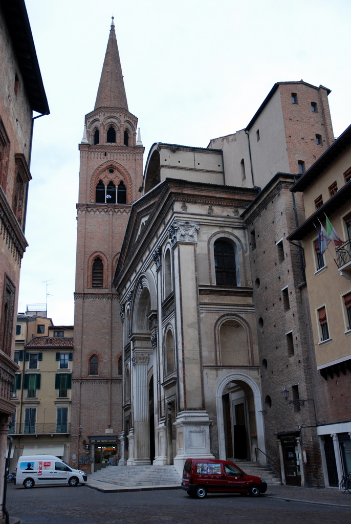 Église Sant’Andrea, Mantoue, Lombardie, Italie.