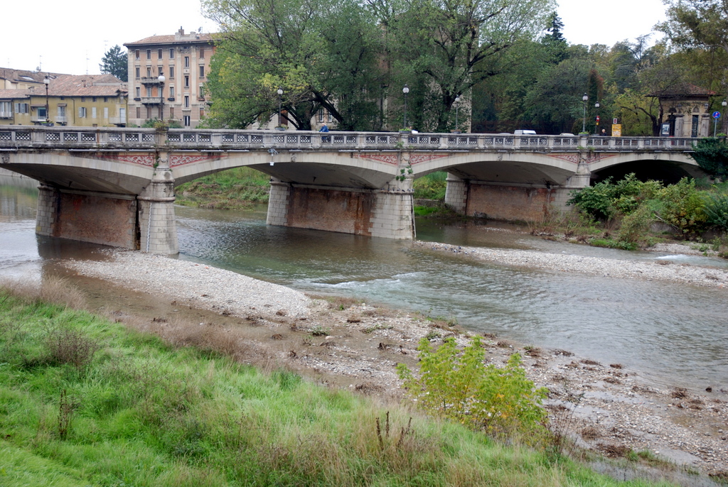 Rivière Parme, Émilie-Romagne, Italie.