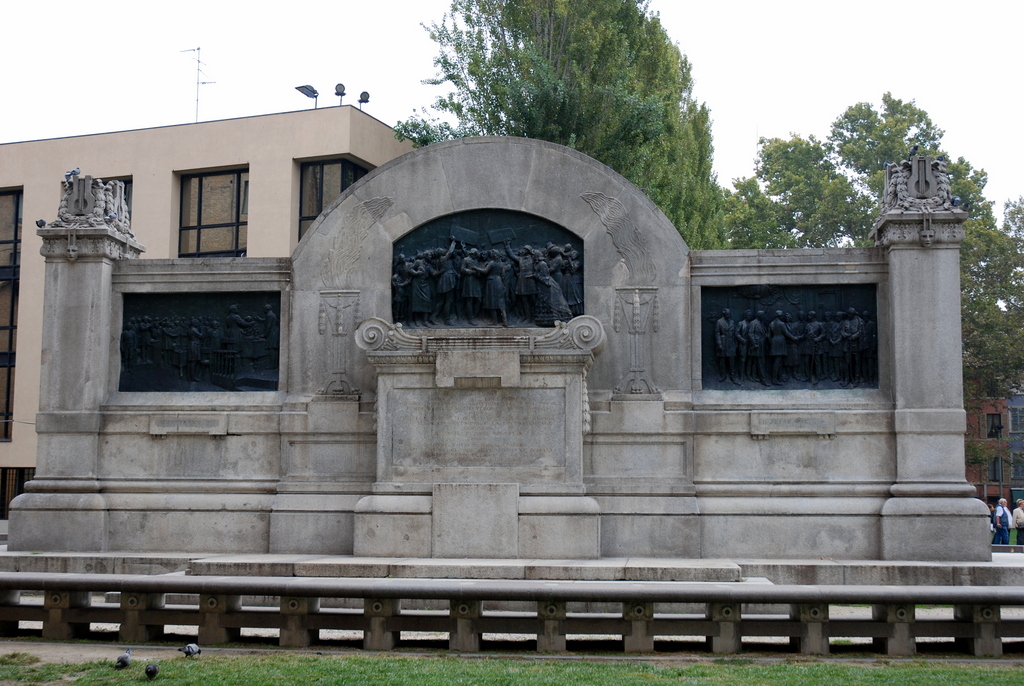 Monument à Giuseppe Verdi, Parme, Émilie-Romagne, Italie.