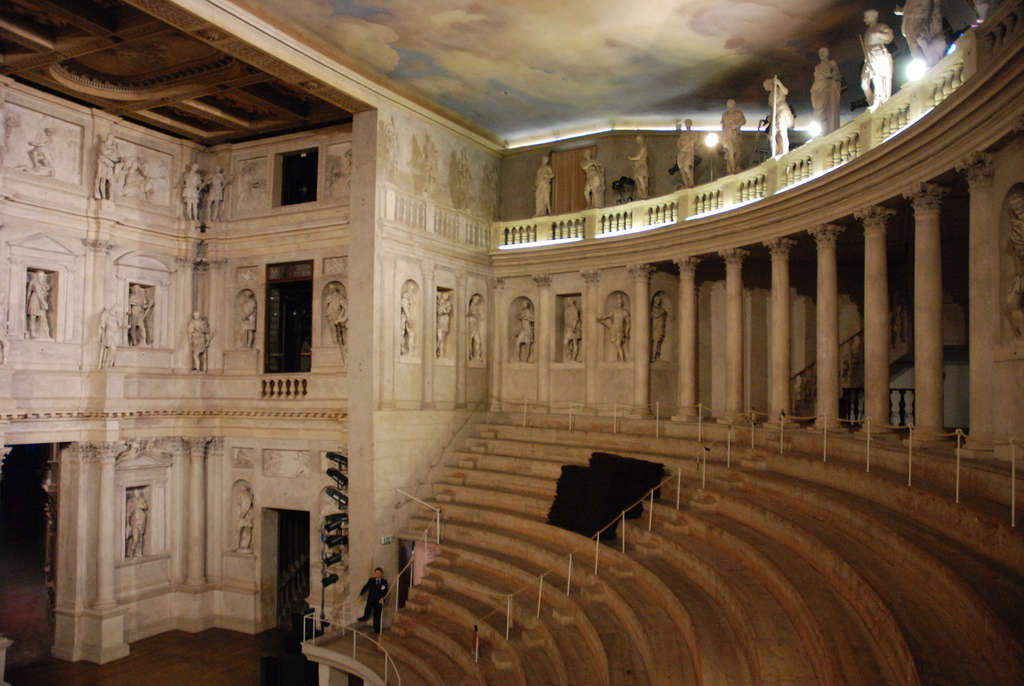 Teatro Olimpico, Vicence, Vénétie, Italie.
