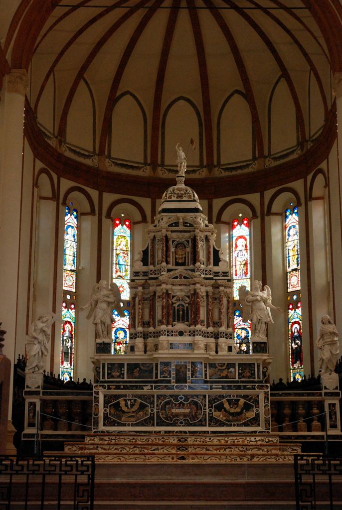 L’église Santa Corona, Vicence, Vénétie, Italie.
