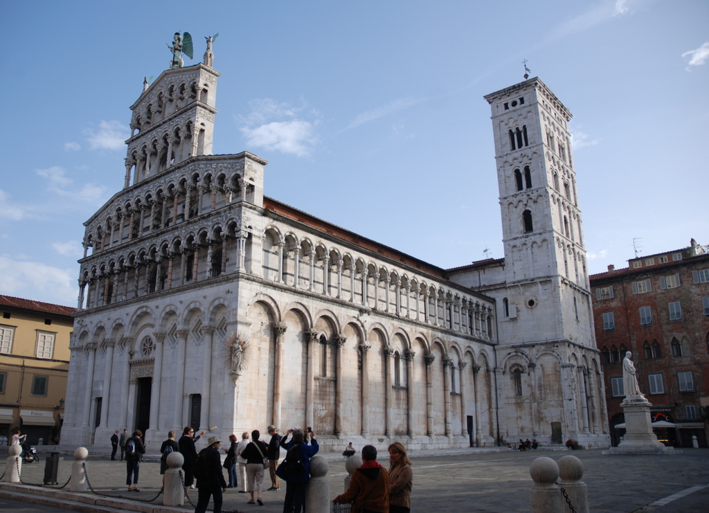San Michele in Foro, Lucques, Toscane, Italie.