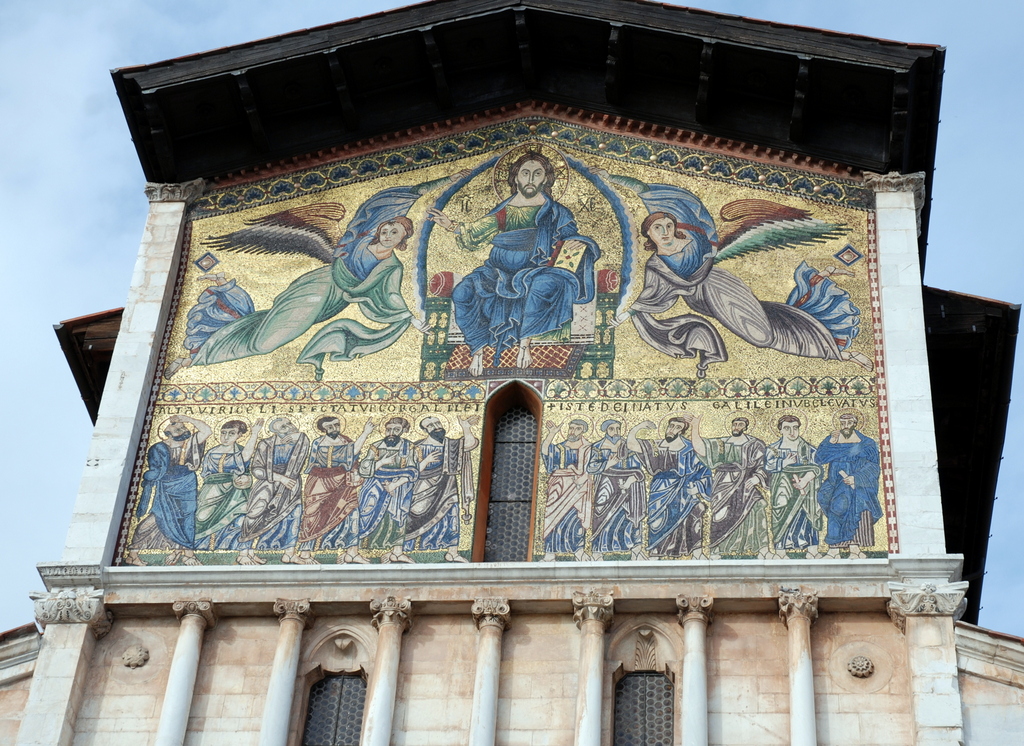 Basilica di San Frediano, Lucques, Toscane, Italie.