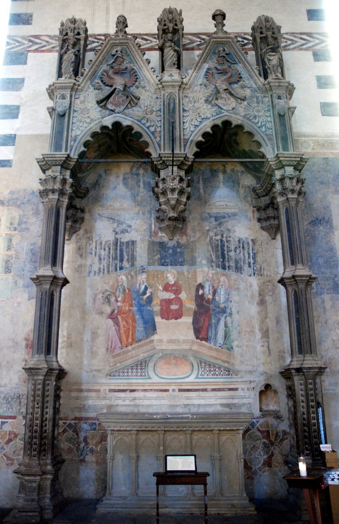 Église San Domenico, Arezzo, Toscane, Italie.