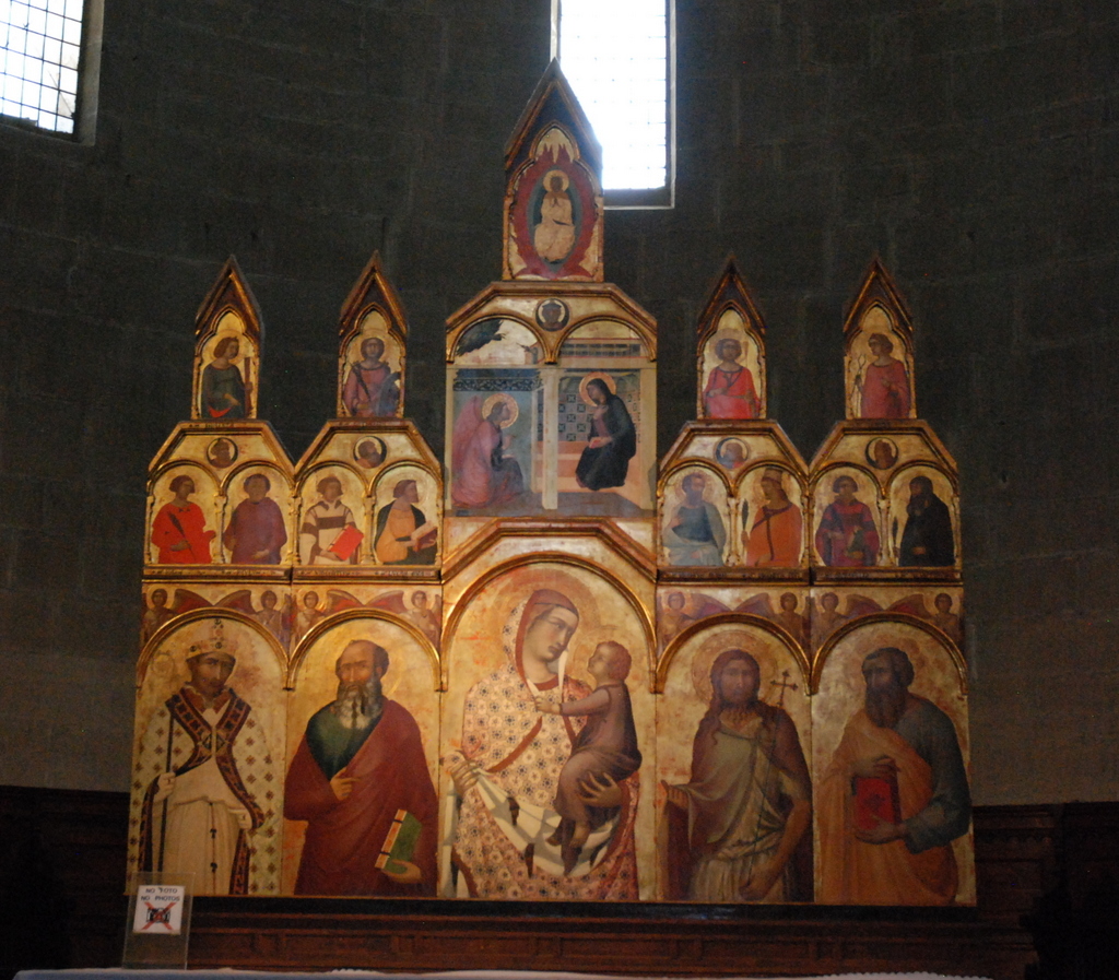 Église Santa Maria della Pieve, Piazza Grande, Arezzo, Toscane, Italie.
