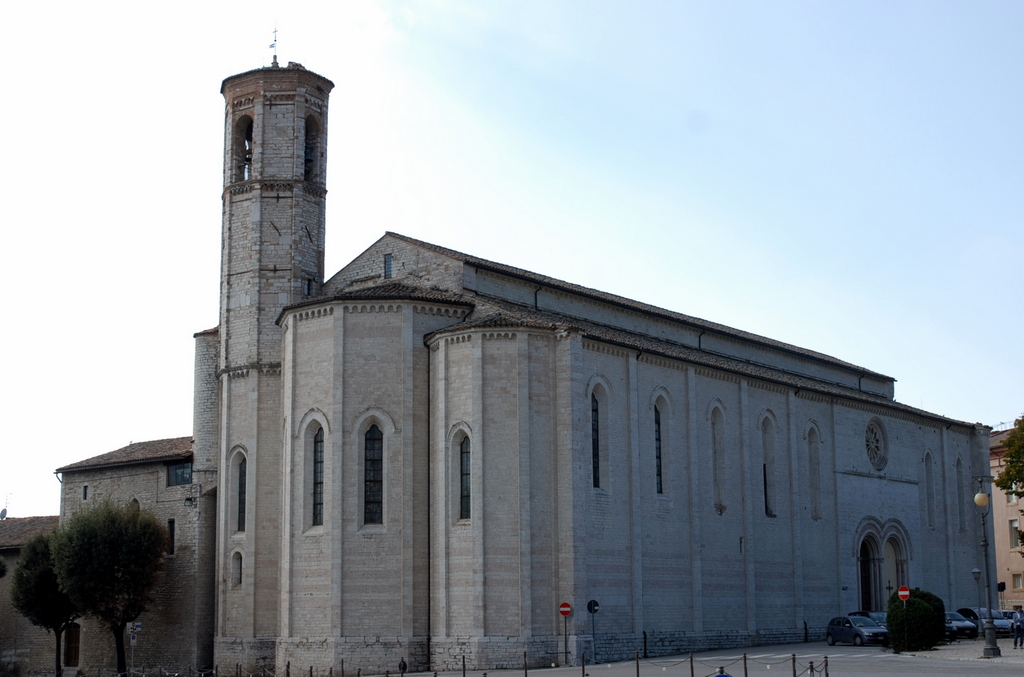 Chiesa di San San Francesco, Gubbio, Ombrie, Italie.