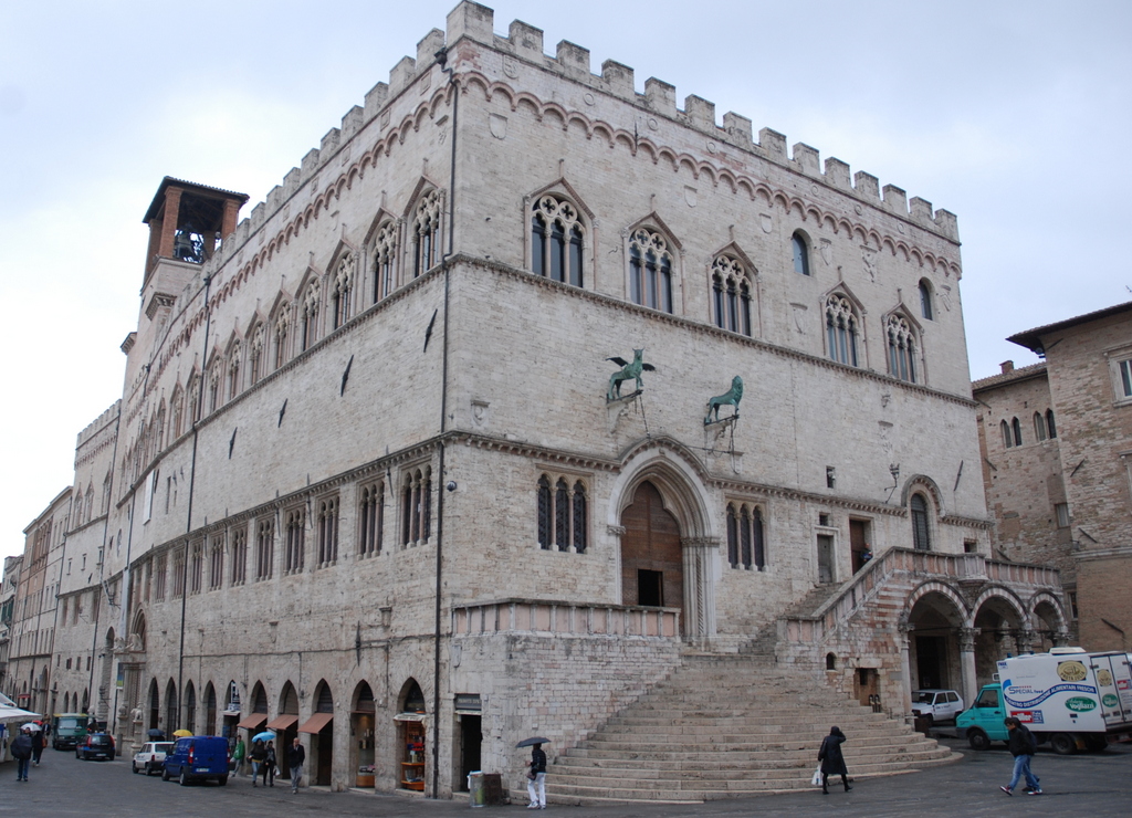 Palazzo dei Priori, Pérouse, Ombrie, Italie.