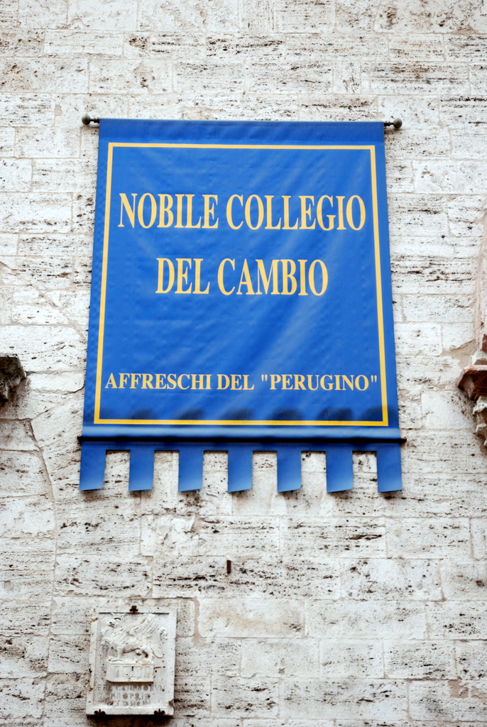 Collegio del Cambio, Pérouse, Ombrie, Italie.